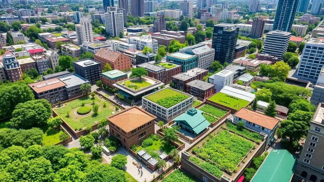 Benefits for urban resilience and sustainability