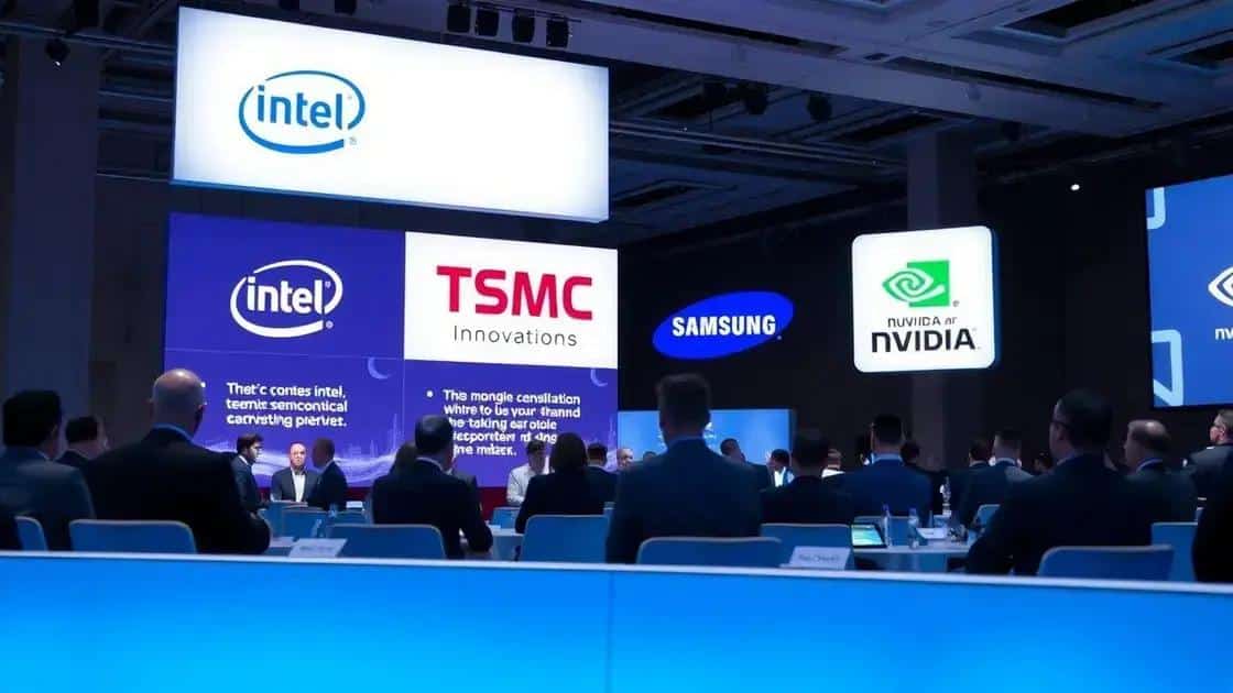 Key players influencing the semiconductor market