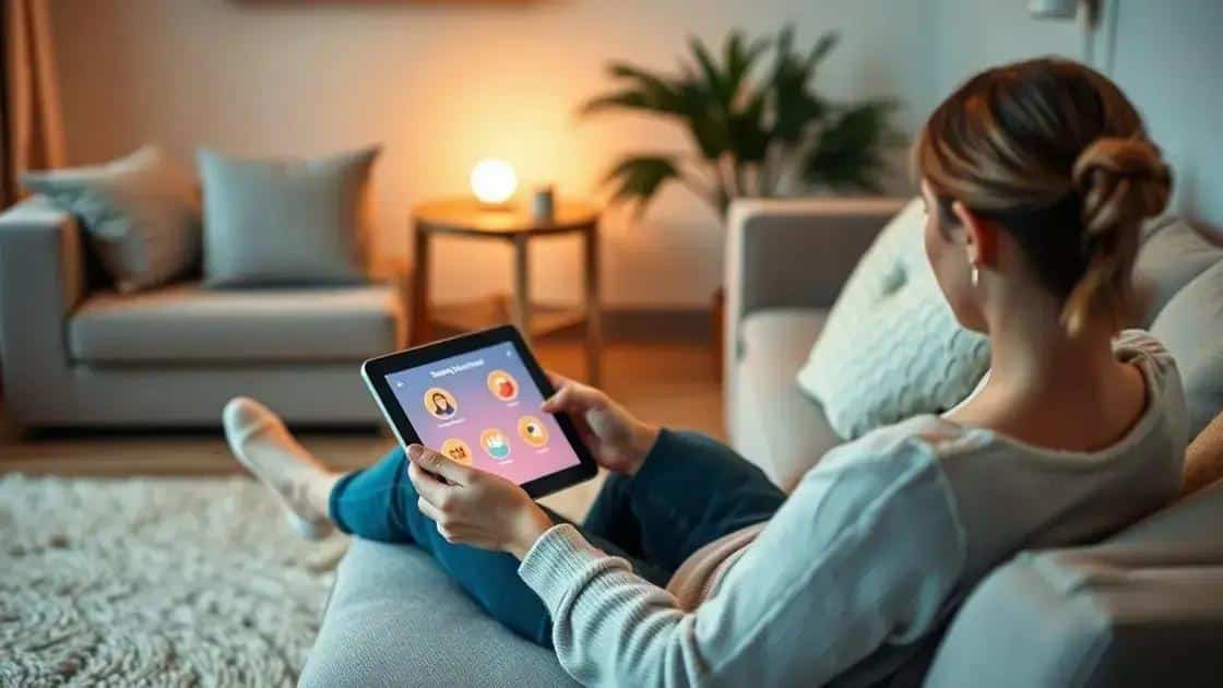 Features to look for in stress management apps