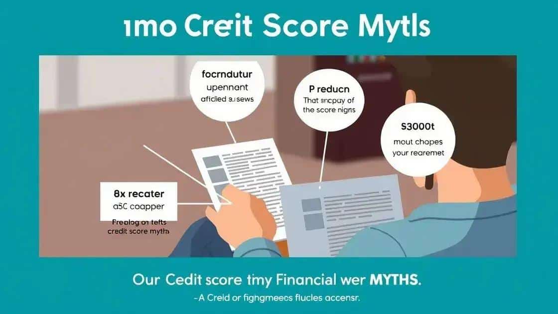 Common credit score myths debunked