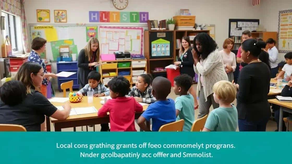 Impact of grants on local programs
