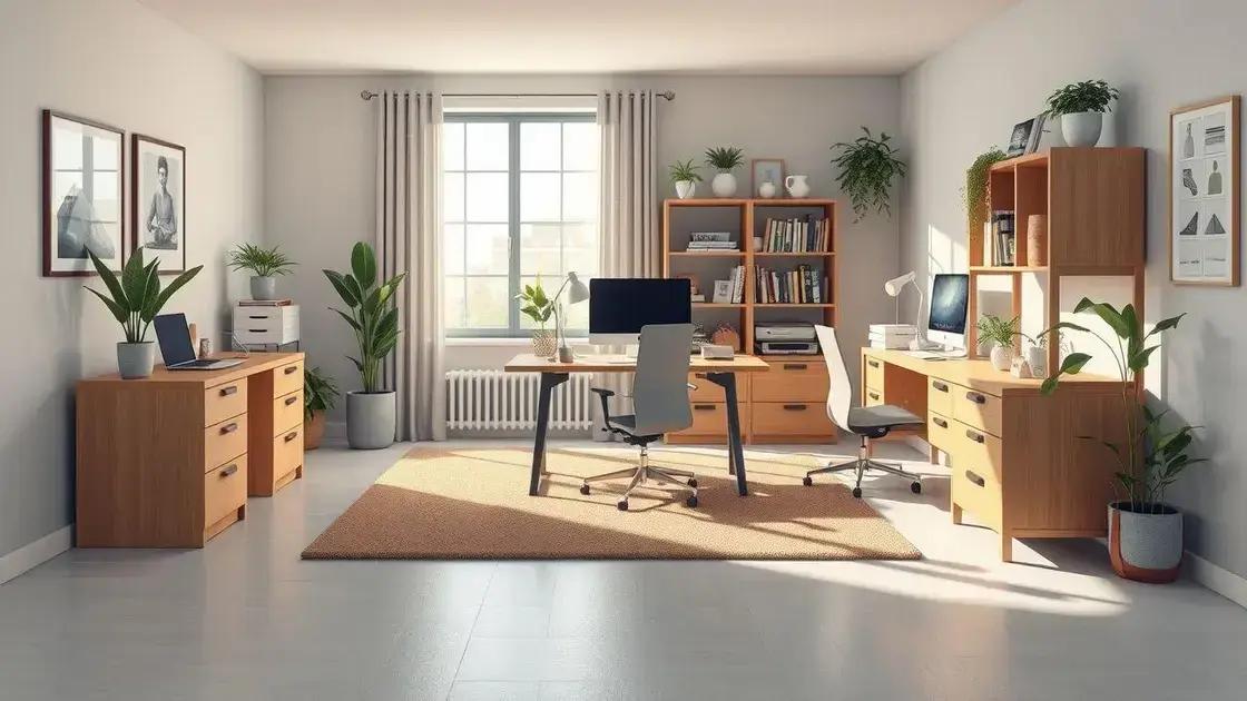 Creating a comfortable home office setup