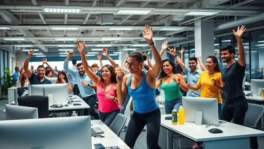 On-site fitness challenge programs increasing workplace wellness