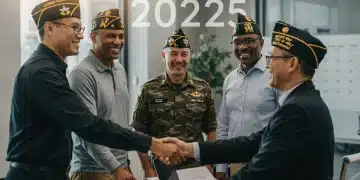 Veterans receiving financial advice in 2025