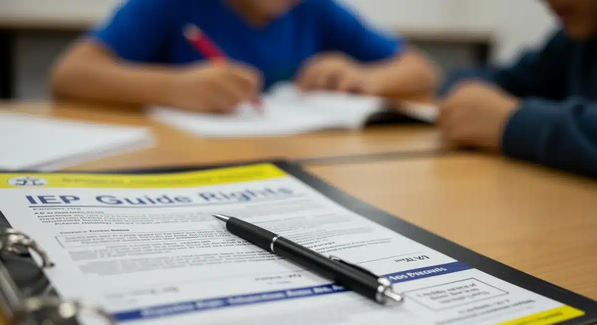 IEP guide and parental rights document for special education