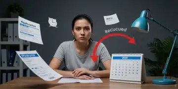 Person reviewing disability application forms for faster approval