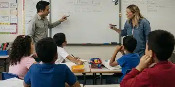 Parents and children learning about new K-12 curriculum changes