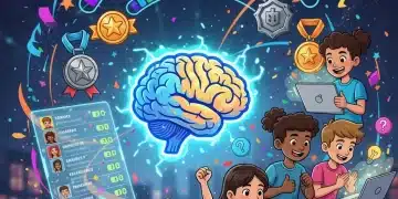 Gamified learning elements enhancing brain function and knowledge retention