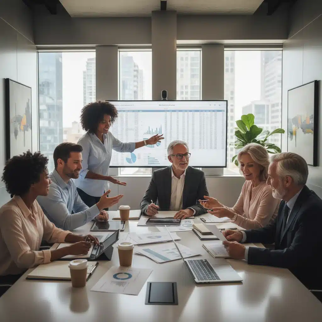 People discussing 401(k) investment options and financial planning