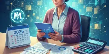 Financial planning for 2026 Medicare Part B premiums, showing savings and a calendar.