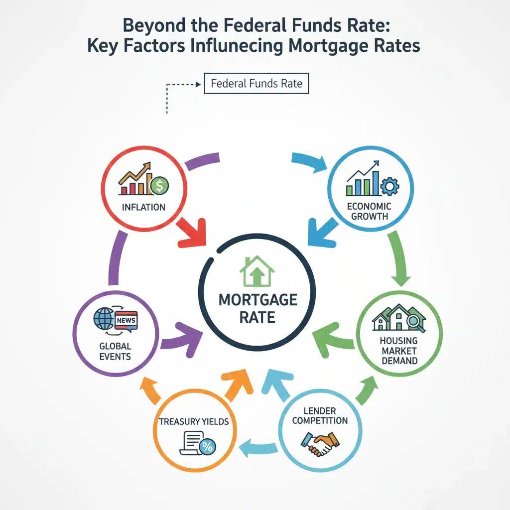 Factors influencing mortgage rates beyond Federal Reserve actions