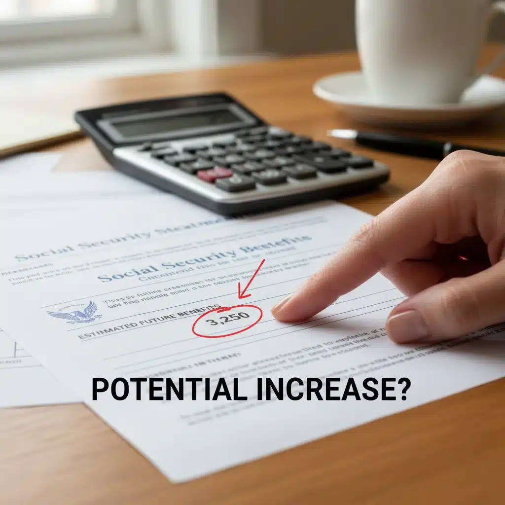 Analyzing Social Security statement for potential benefit increase