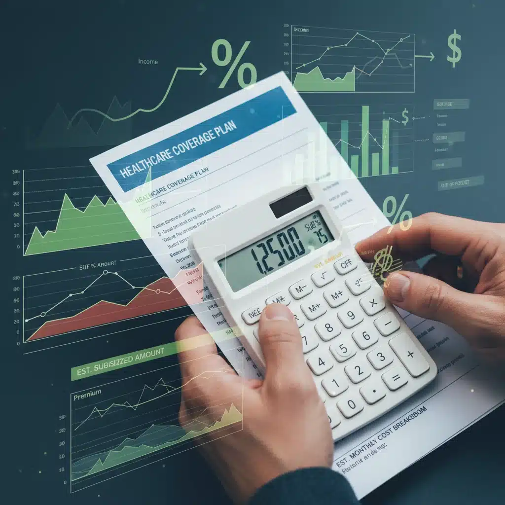 Calculating healthcare subsidies and financial aid