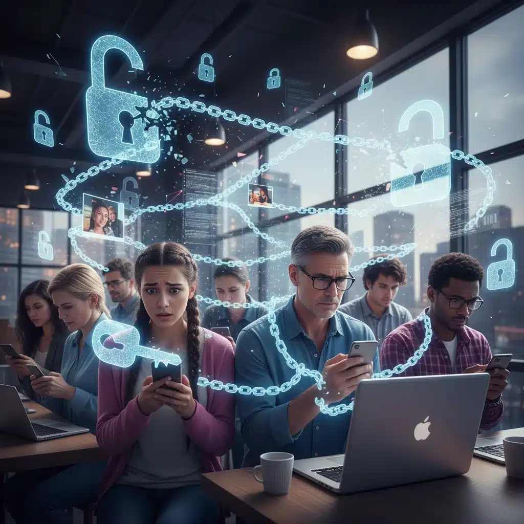 Citizens concerned about digital privacy on devices