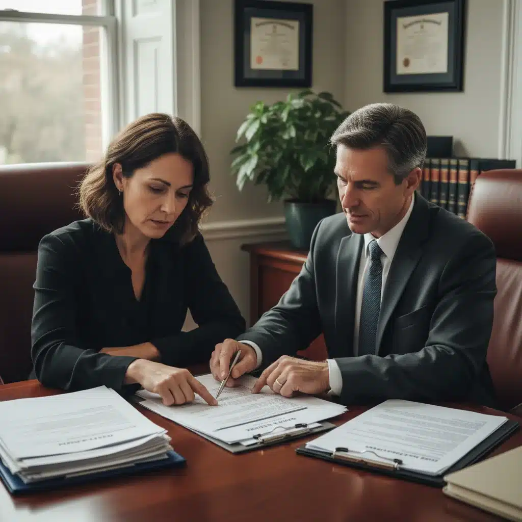 Client consulting with disability advocate about SSDI application
