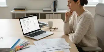 Woman reviewing disability application forms on laptop for 2026 benefits