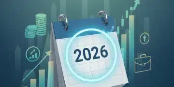 Calendar highlighting 2026 with financial charts and symbols for capital gains tax planning.